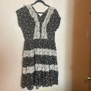 Vintage “feed sack” square dancing dress
